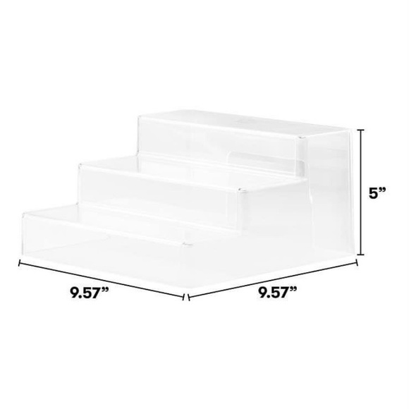 The Home Edit Kitchen New Set Of 2 The Home Edit Clear 3tier Riser